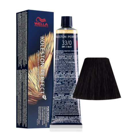 Wella Koleston Perfect Me+ Pure Naturals 33/0 Castano Scuro Intenso 60ml - colorazione permanente