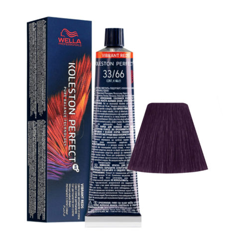 Koleston Perfect Me+ Vibrant Reds 33/66 Castano Scuro Intenso Violetto Intenso 60ml - colorazione permanente