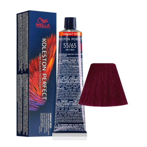 Koleston Perfect Me+ Vibrant Reds 55/65 Castano Chiaro Intenso Violetto Mogano 60ml - colorazione permanente