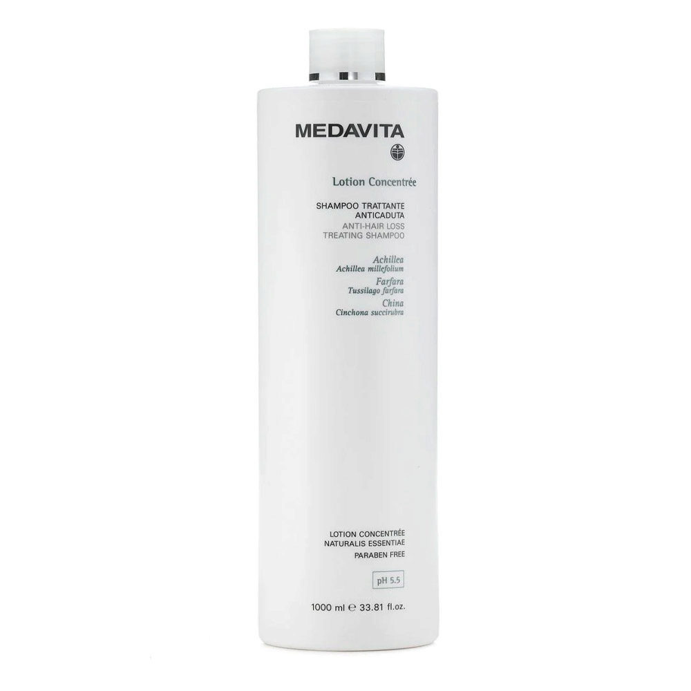 Medavita Cute Lotion Concentrée Anti Hair Loss Treating Shampoo 1000ml - shampoo trattante anticaduta pH 5.5