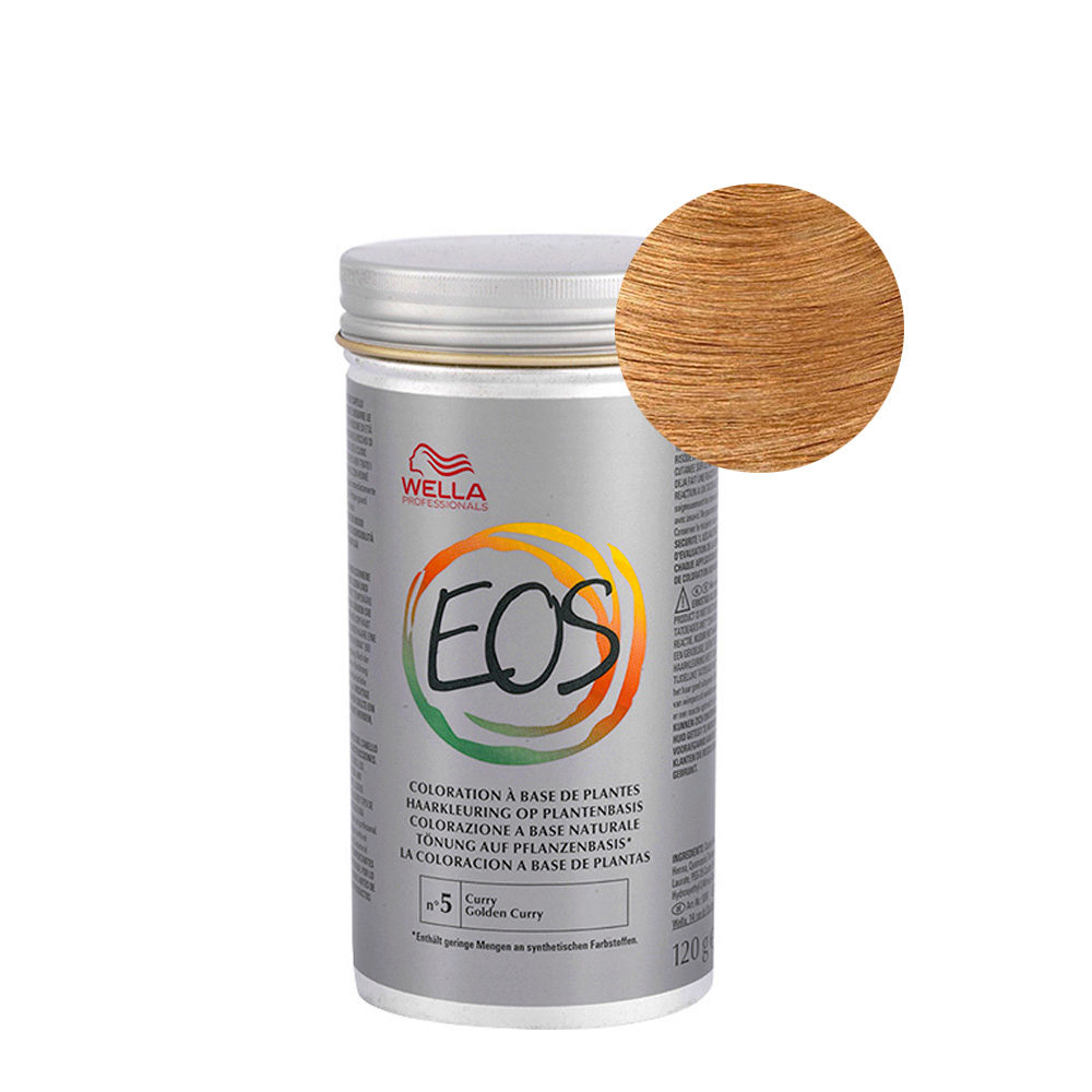 Wella EOS Colorazione Naturale 5/0 Golden Curry 120g   - colorazione naturale senza ammoniaca