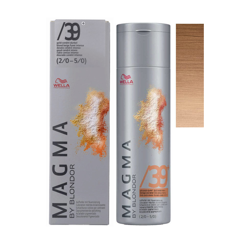 Wella Magma /39+ Dorato Cendrè Scuro 120g  - decolorante