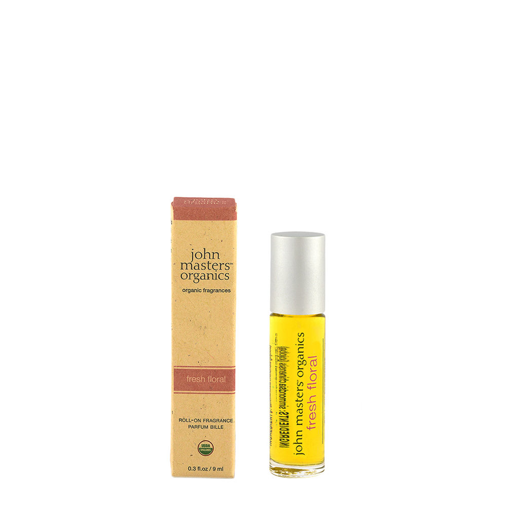 John Masters Organics Fresh Floral Roll On Fragrance 9ml - profumo floreale roll on