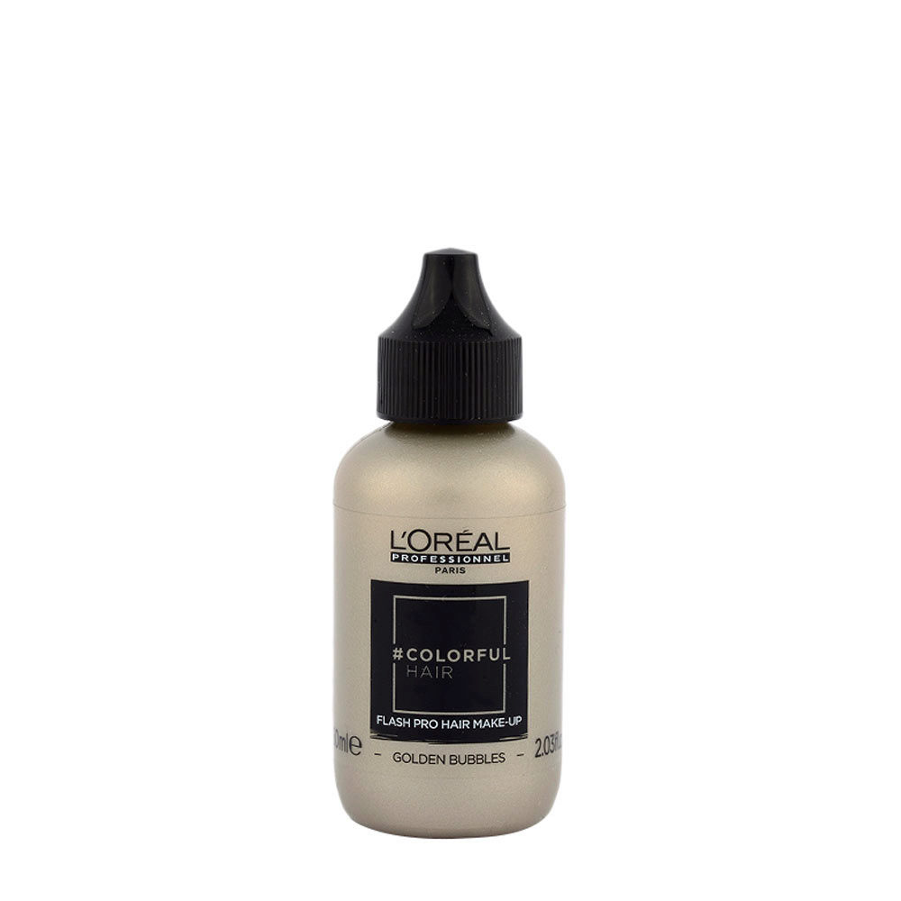 L'oreal Colorful hair Flash Golden Bubbles 60ml - colorazione temporanea oro