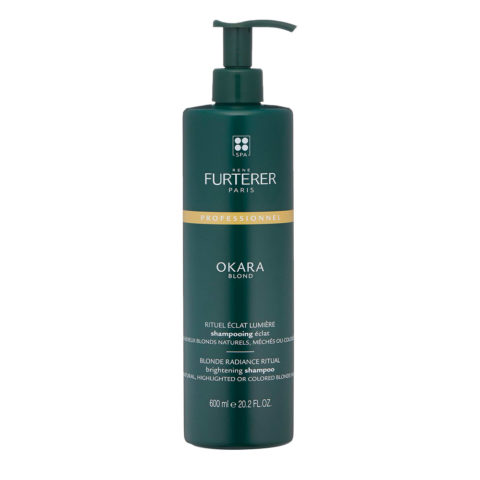 Okara Blond Brightening Shampoo 600ml - Per Capelli Biondi Naturali, Tinti, Con Meches O Colpi Di Sole