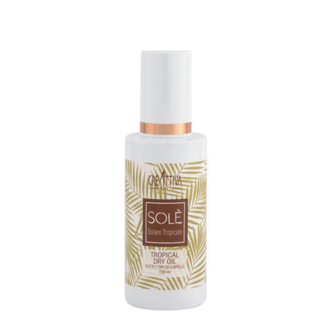 Creattiva Solè Tropical Dry Oil Tutti I Tipi Di Capelli 150ml - Olio Leggero Per Capelli