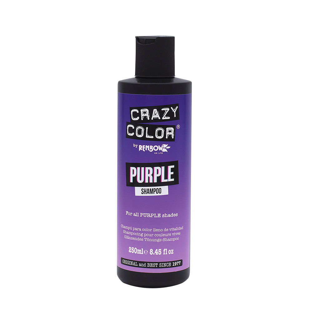 Crazy Color Shampoo Purple 250ml - shampoo per capelli viola