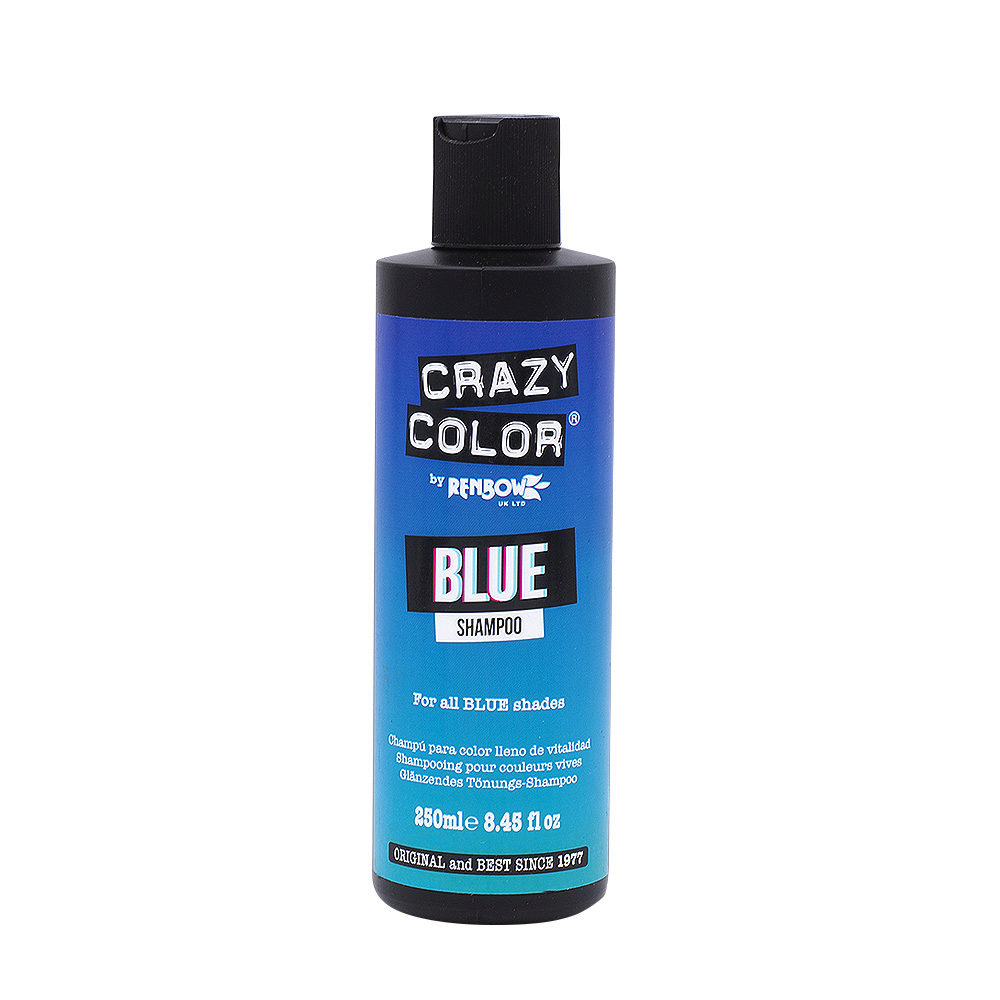 Crazy Color Shampoo Blue 250ml - shampoo per capelli blu