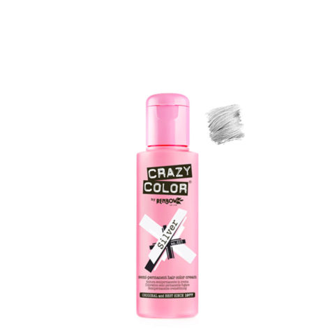 Silver no 027, 100ml - crema colorante argento