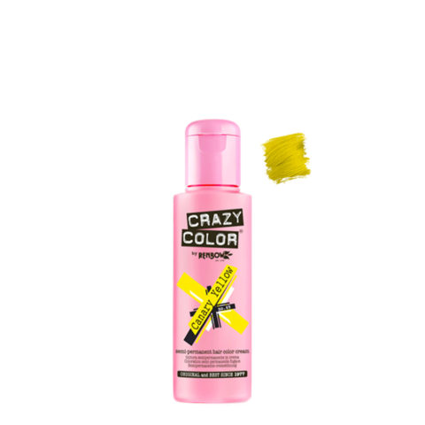 Crazy Color Canary yellow no 49, 100ml - crema colorante giallo canarino