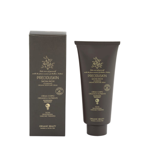 Preciouskin Sacha Inchi Nourishing Organic Bodycare Cream 200ml - crema corpo naturale