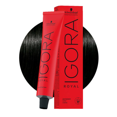 Schwarzkopf Igora Royal 1-0 Nero 60 ml - colorazione permanente