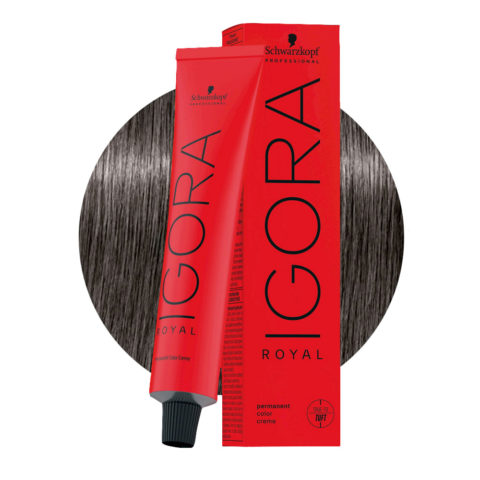 Schwarzkopf Igora Royal 6-12 Biondo Scuro Cendrè Cenere 60ml - colorazione permanente