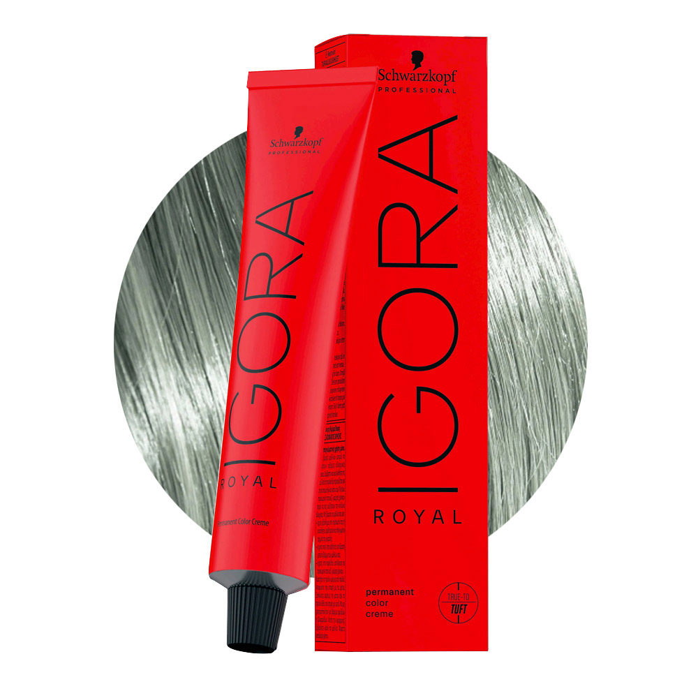 Schwarzkopf Igora Royal 9,5-314 Biondo Platino Matt Cendre Beige 60ml - colorazione permanente