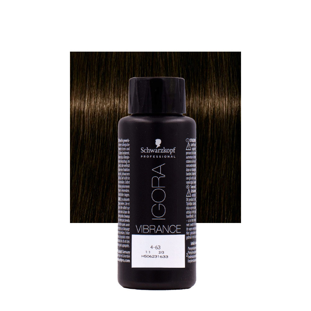 Schwarzkopf Igora Vibrance 4-63 Castano Medio Cioccolato Matt 60ml - colorazione tono su tono