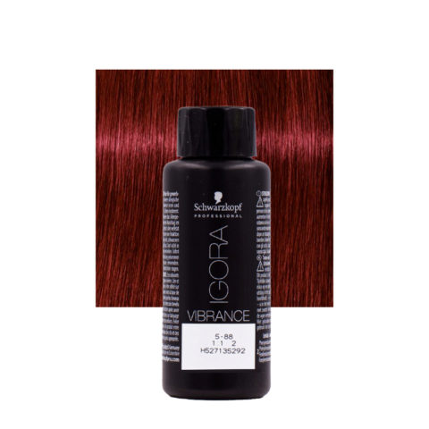 Schwarzkopf Igora Vibrance 5-88 Castano Chiaro Rosso Extra 60ml - colorazione tono su tono
