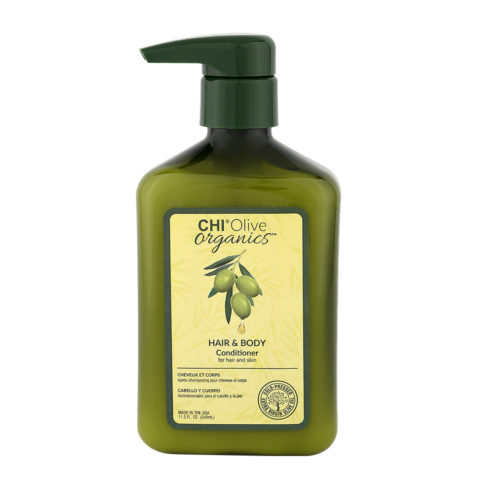 Olive Organics Hair & Body Conditioner 340ml - balsamo per corpo e capelli a base di olio di oliva