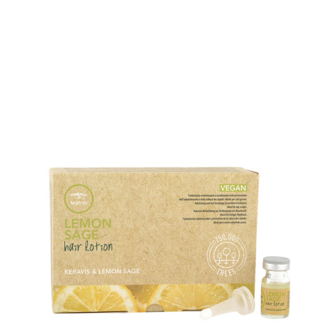 Tea tree Lemon Sage Fiale Anticaduta per capelli grassi 12x6ml