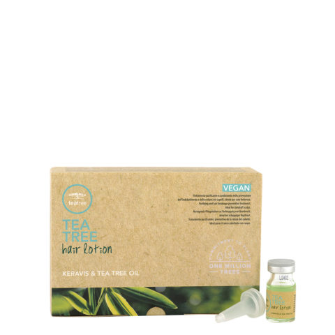 Tea Tea Hair Lotion 12x6ml - Fiale Anticaduta per Capelli con Forfora