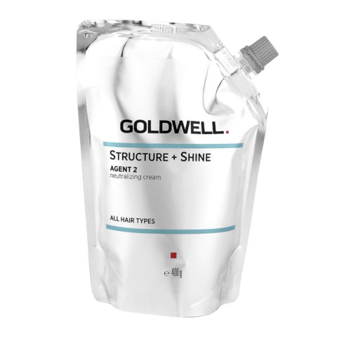 Goldwell Structure + Shine Agent 2 Neutralizing Cream 400gr - stabilizzatore stiratura