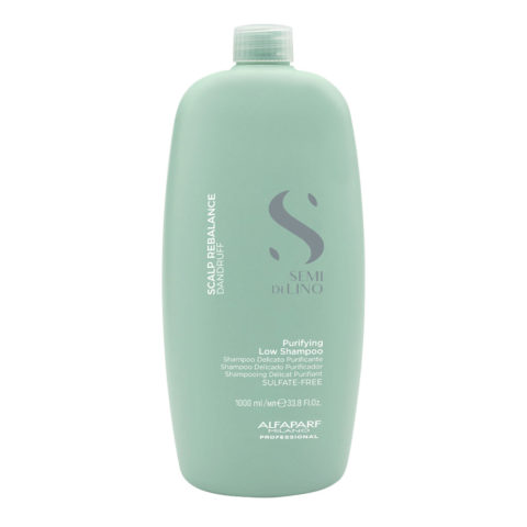 Semi Di Lino Scalp Rebalance Purifying Low Shampoo 1000ml - shampoo delicato purificante