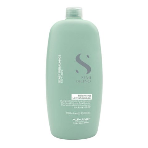 Semi Di Lino Scalp Rebalance Balancing Low Shampoo 1000ml - shampoo delicato seboregolatore