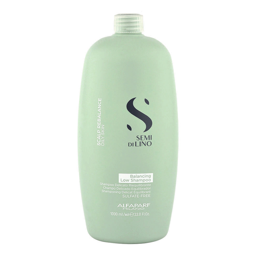 Alfaparf Milano Semi Di Lino Scalp Rebalance Balancing Low Shampoo 1000ml - shampoo delicato seboregolatore