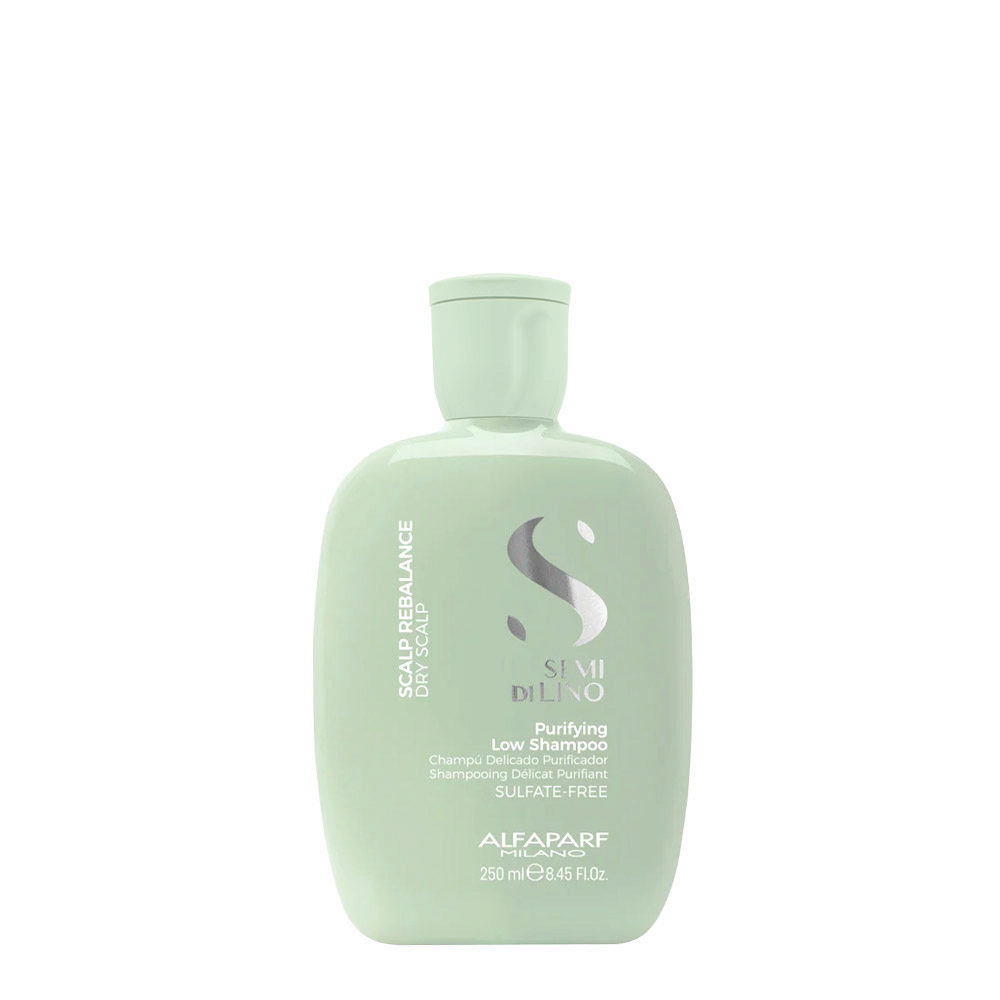 Alfaparf Milano Semi Di Lino Scalp Rebalance Purifying Low Shampoo 250ml - shampoo delicato purificante