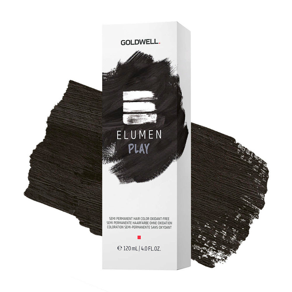 Goldwell Elumen Play Black 120ml - colore semi-permanente nero