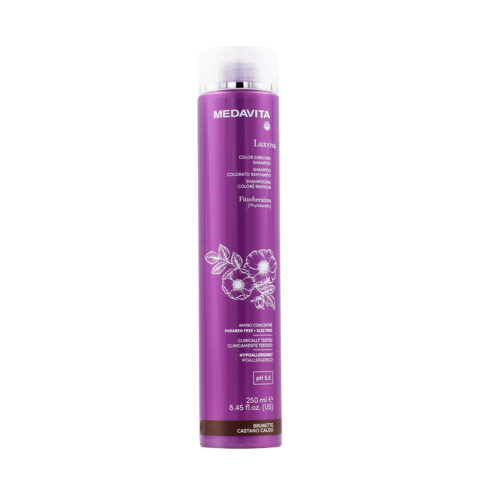 Medavita Luxviva Color Enricher Shampoo Brunette 250ml - shampoo colorato ravvivante