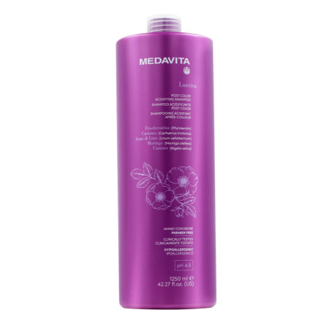 Medavita Luxviva Post Color Acidifying Shampoo 1250ml - shampoo per capelli colorati