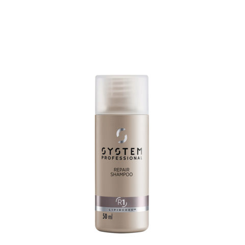 System Professional Repair Shampoo R1 50ml -  shampoo rinforzante dannaggiati