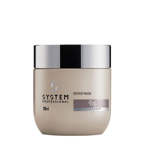 Repair Mask R3, 200ml - Maschera Rinforzante Capelli Danneggiati