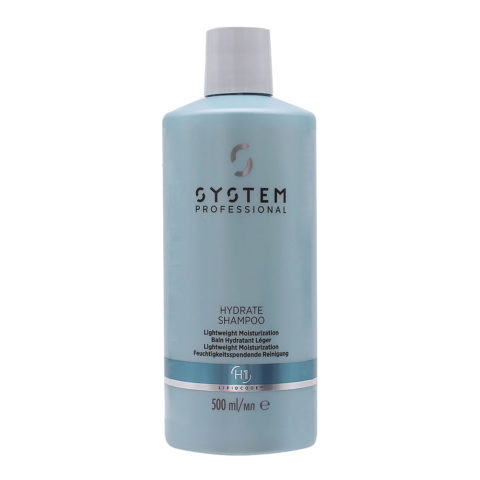 System Professional Hydrate Shampoo H1, 500ml - Shampoo Idratante