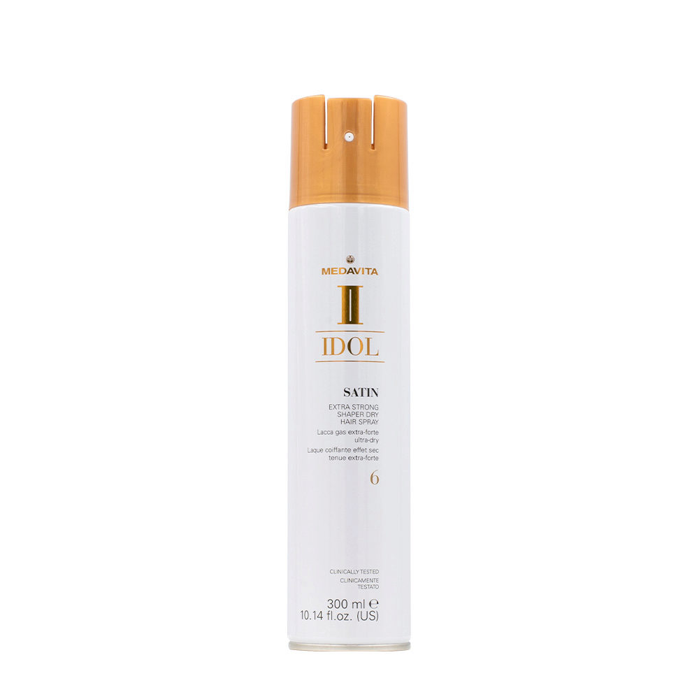 Medavita Idol Styling Satin Extra Strong Shaper Dry Hairspray 6 300ml - lacca extra forte
