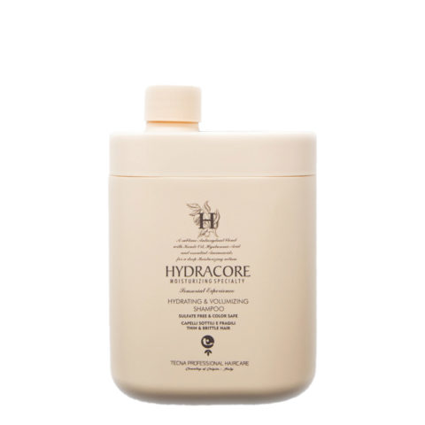 Tecna Hydracore Hydrating & Volumizing Shampoo 1000ml - shampoo volume capelli fini