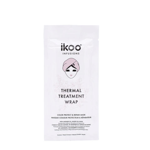Ikoo Infusions Thermal Treatment Wrap Color Protect & Repair 35g - maschera ristrutturante capelli rovinati