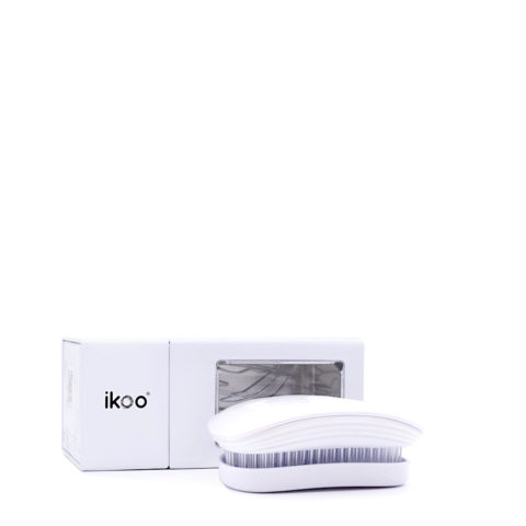 Ikoo Pocket White Classic - spazzola tascabile districante