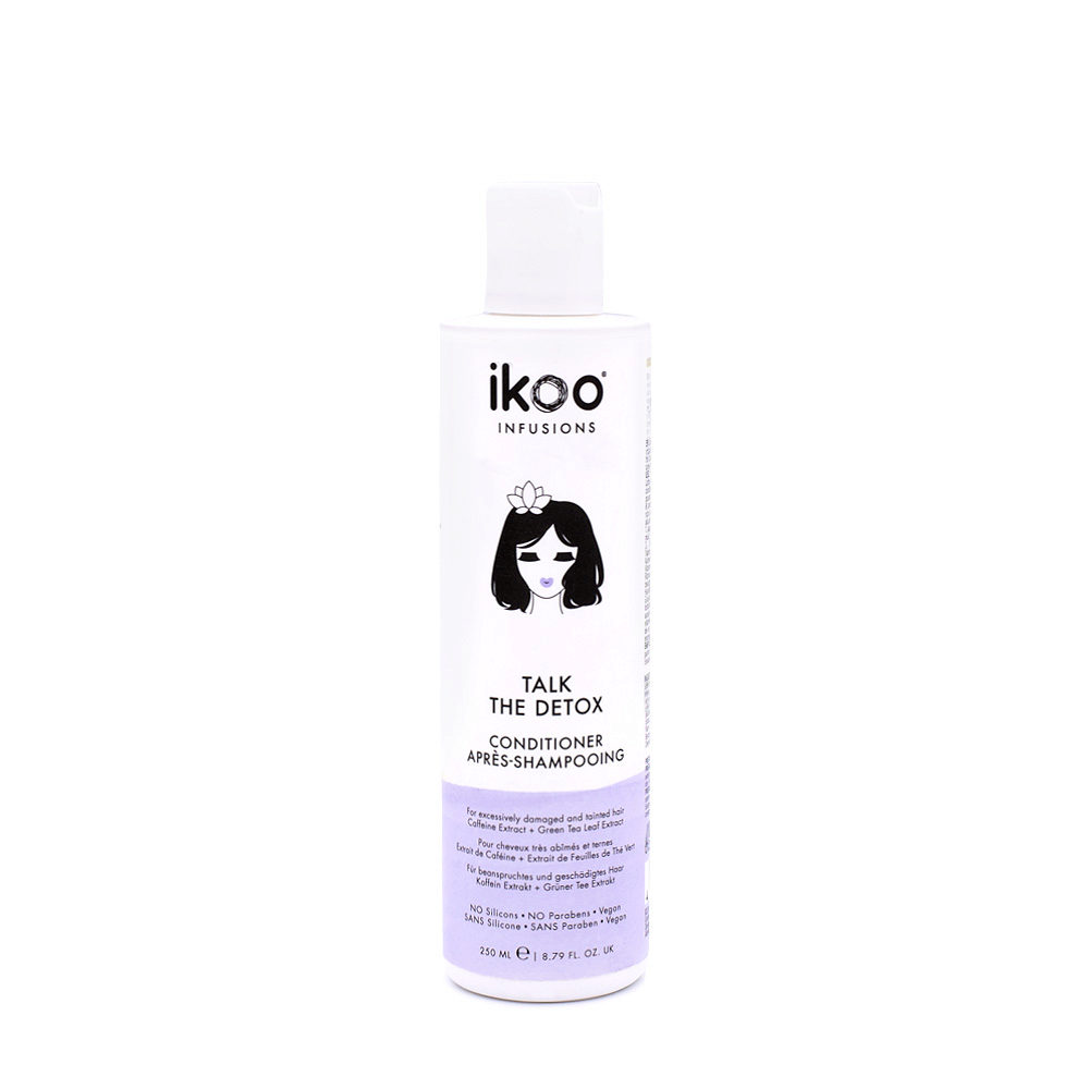 Ikoo Talk the Detox Conditioner 250ml - balsamo energizzante capelli molto rovinati