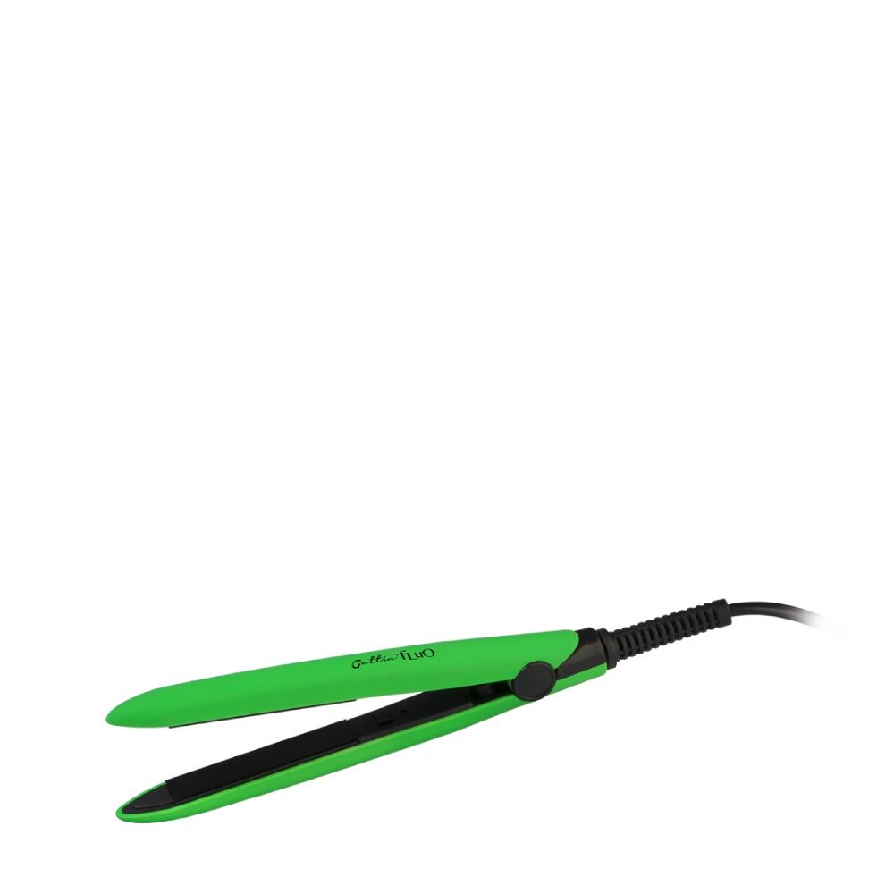Gettin Fluo Mini Piastra Per Capelli Da Viaggio Verde