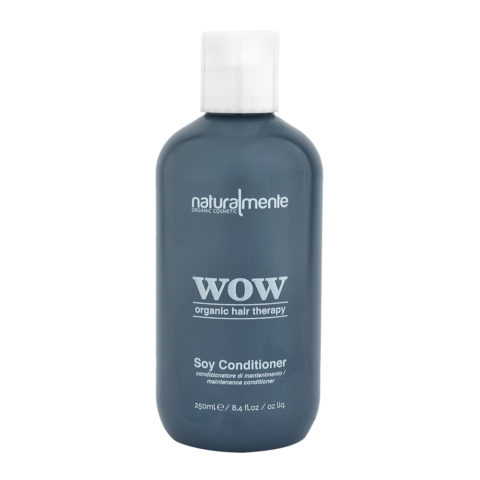 Naturalmente Wow organic hair therapy Soy Conditioner 250ml - balsamo anticrespo cheratina vegetale
