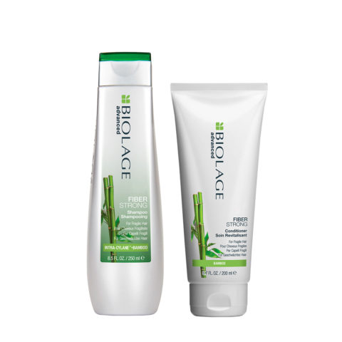 Biolage Fiberstrong Shampoo 250ml e Conditioner 200ml - Shampoo e Balsamo capelli deboli