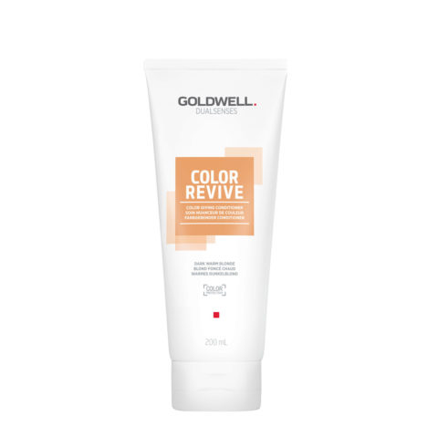 Goldwell Dualsenses Color Revive Dark Warm Blonde Conditioner 200ml - balsamo per tutti i tipi di capelli biondi