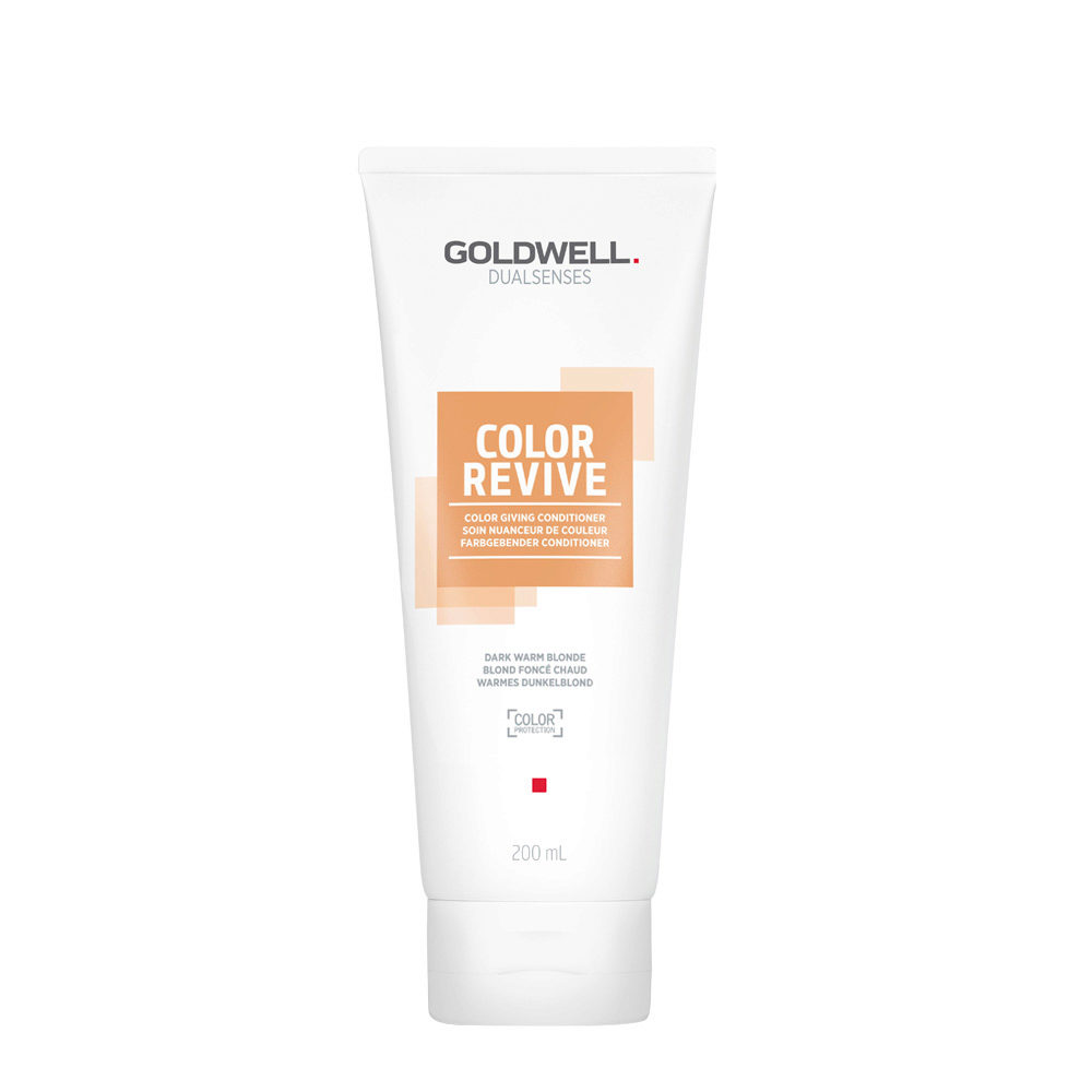 Goldwell Dualsenses Color Revive Dark Warm Blonde Conditioner 200ml - balsamo per tutti i tipi di capelli biondi
