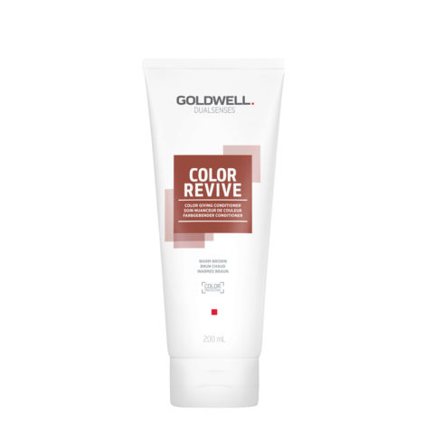 Goldwell Dualsenses Color Revive Warm Brown Conditioner 200ml - balsamo per tutti i tipi di capelli castani
