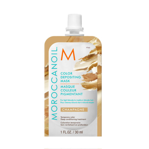 Moroccanoil Color Depositing Mask Champagne 30ml - maschera colorata champagne