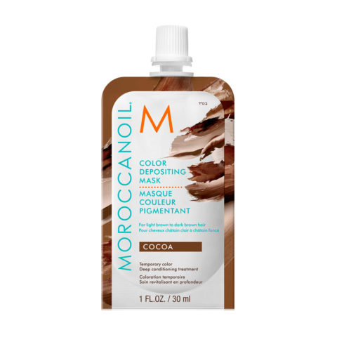 Moroccanoil Color Deposit Mask Cocoa 30ml - maschera colorata cacao