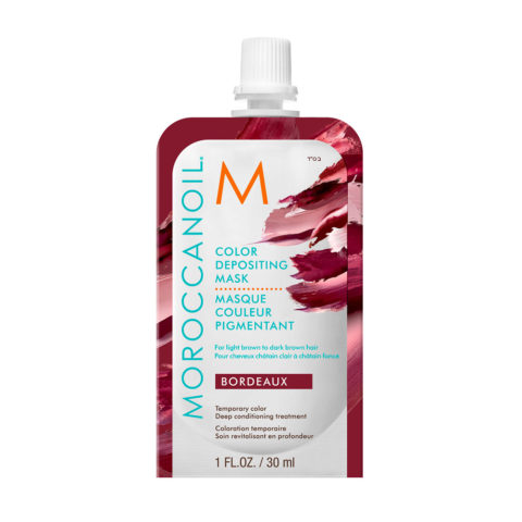 Moroccanoil Color Deposit Mask Bordeaux 30ml - maschera colorata bordeaux