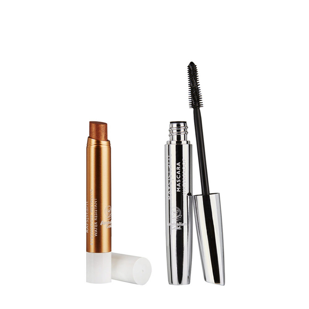 Raysistant Make Up Kit Ombretto Bronzo e Mascara Resistenti all'acqua