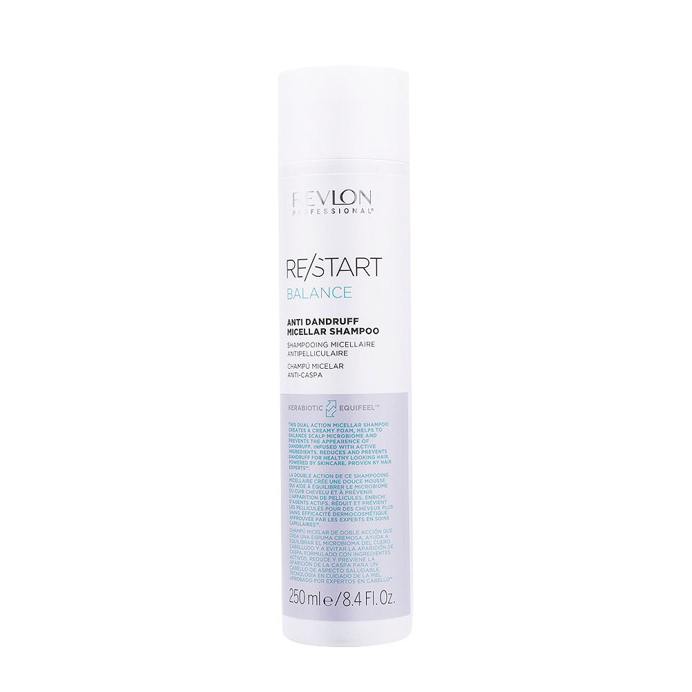 Revlon Restart Balance Anti-Dandruff Micellar Shampoo 250ml - shampoo antiforfora